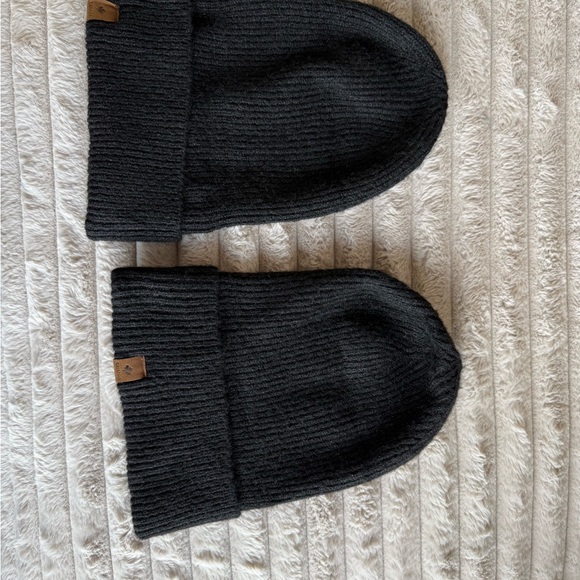 Black Knit Beanie - Picture 2 of 3